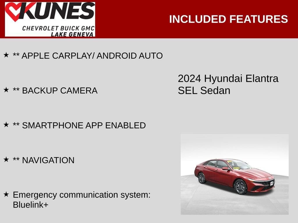 Used 2024 Hyundai Elantra SEL