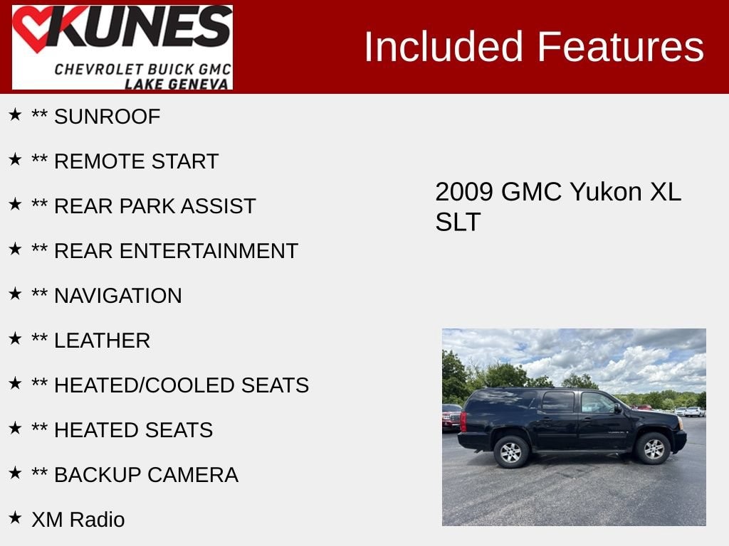 Used 2009 GMC Yukon XL SLT w/4SB SUV