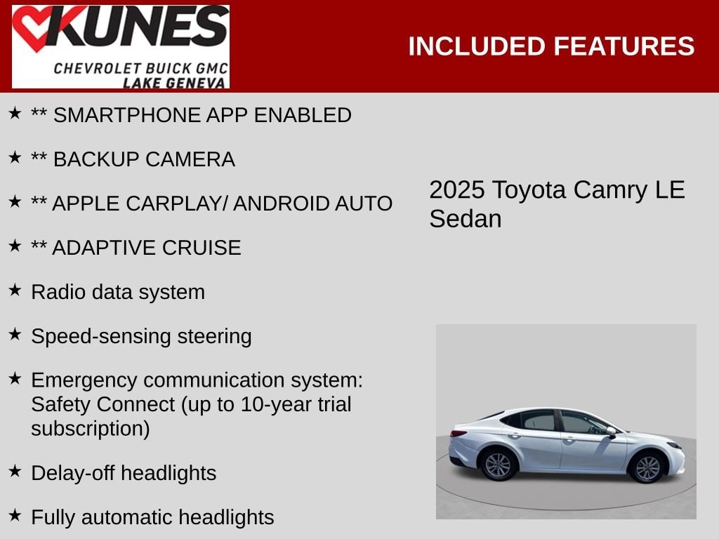Used 2025 Toyota Camry LE