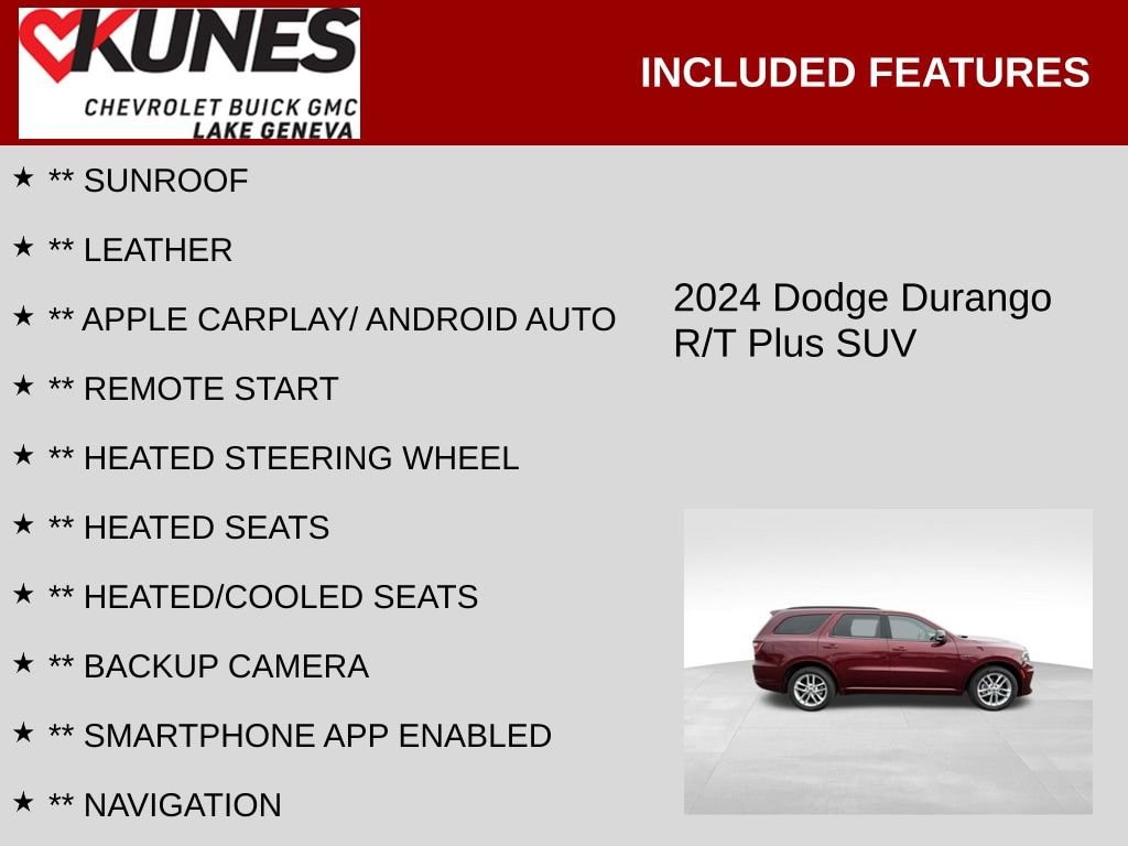 Used 2024 Dodge Durango R/T Plus