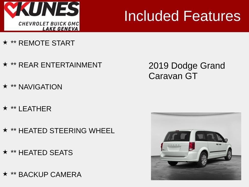 Used 2019 Dodge Grand Caravan GT