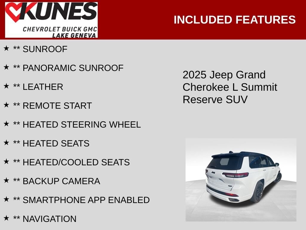 Used 2025 Jeep Grand Cherokee L Summit Reserve