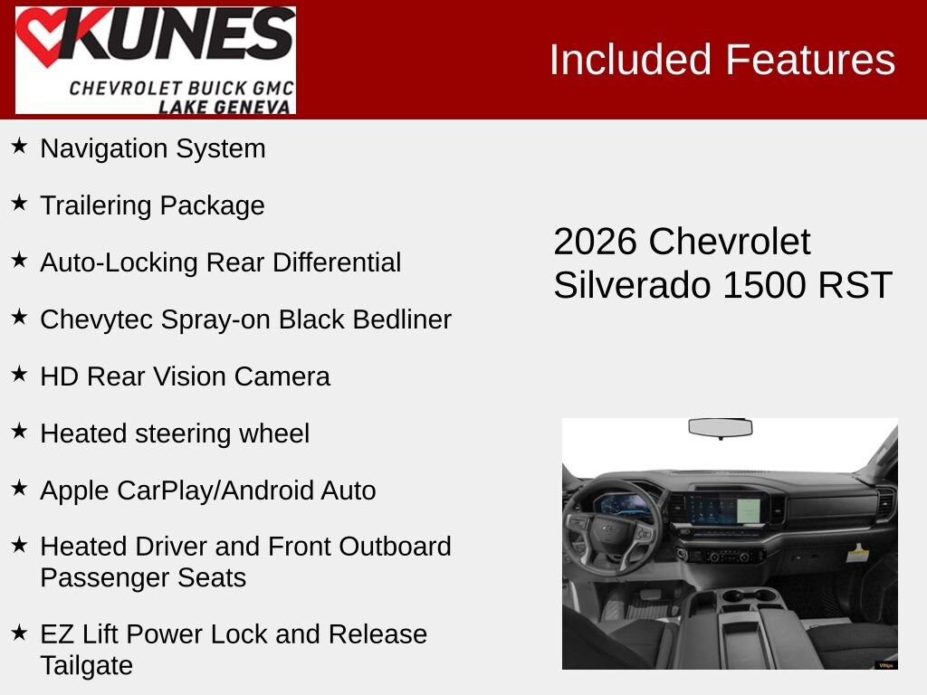 New 2026 Chevrolet Silverado 1500 RST Truck