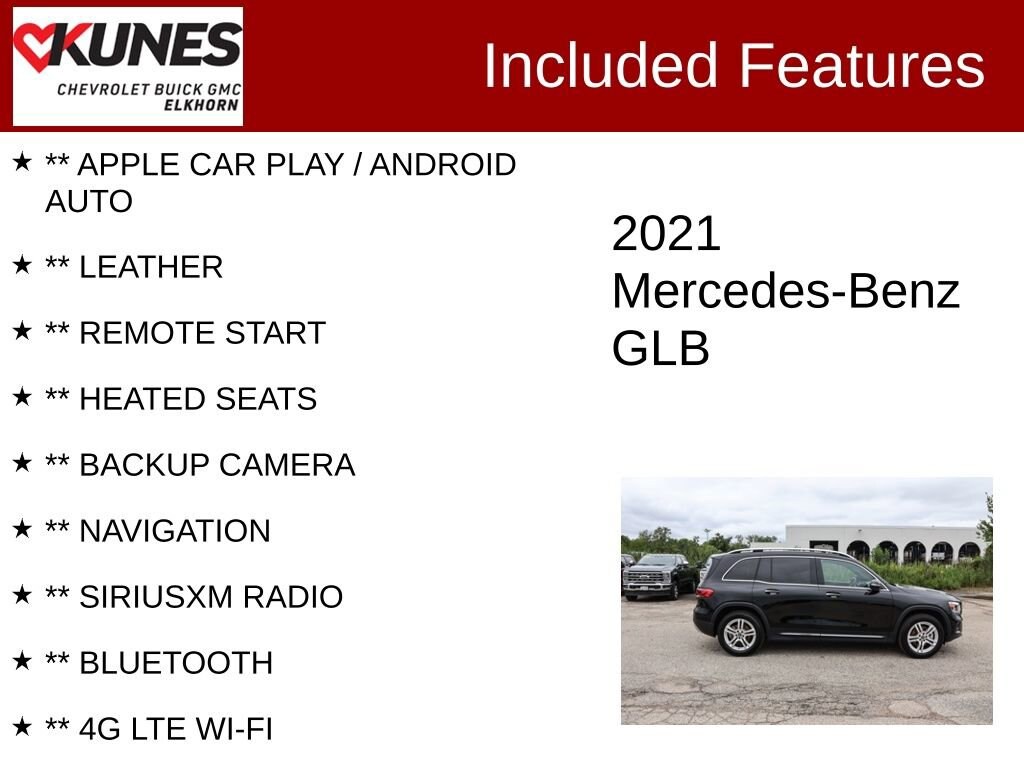 Used 2021 Mercedes-Benz GLB GLB 250