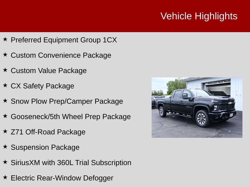 New 2026 Chevrolet Silverado 2500 HD Custom Truck