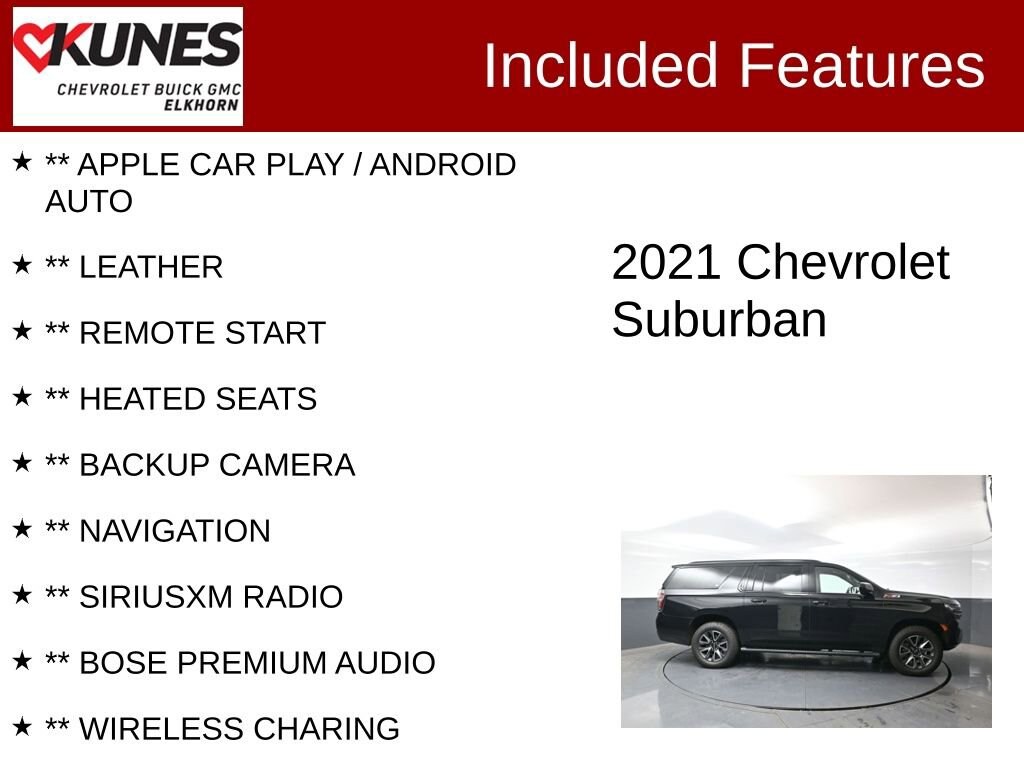 Used 2021 Chevrolet Suburban Z71 SUV