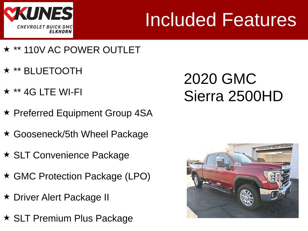 Used 2020 GMC Sierra 2500 HD SLT Truck