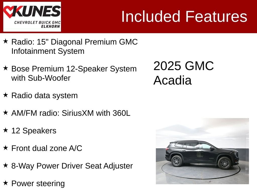 Used 2025 GMC Acadia Elevation SUV