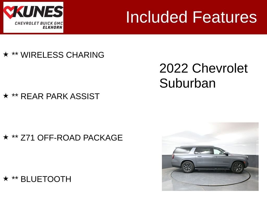 Used 2022 Chevrolet Suburban Z71 SUV
