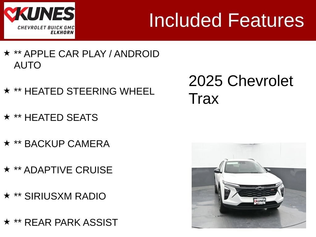 Used 2025 Chevrolet Trax 2RS SUV