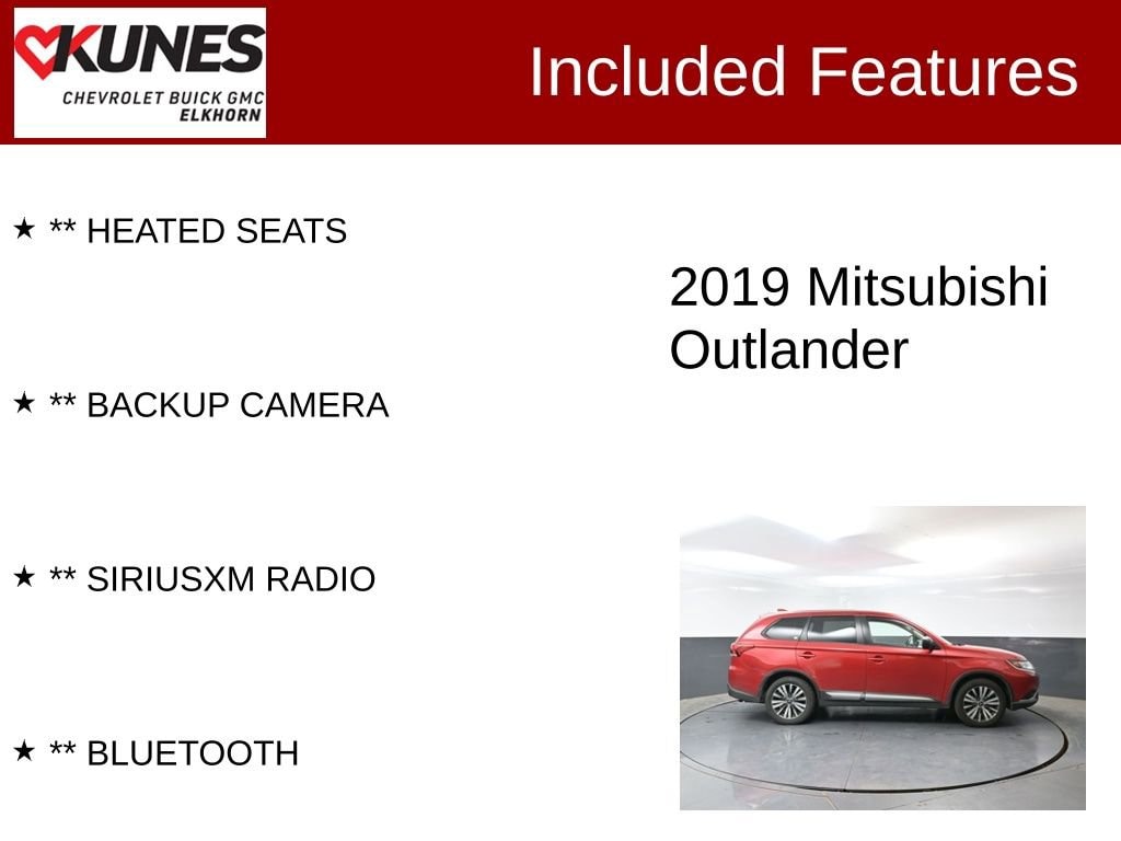 Used 2019 Mitsubishi Outlander ES