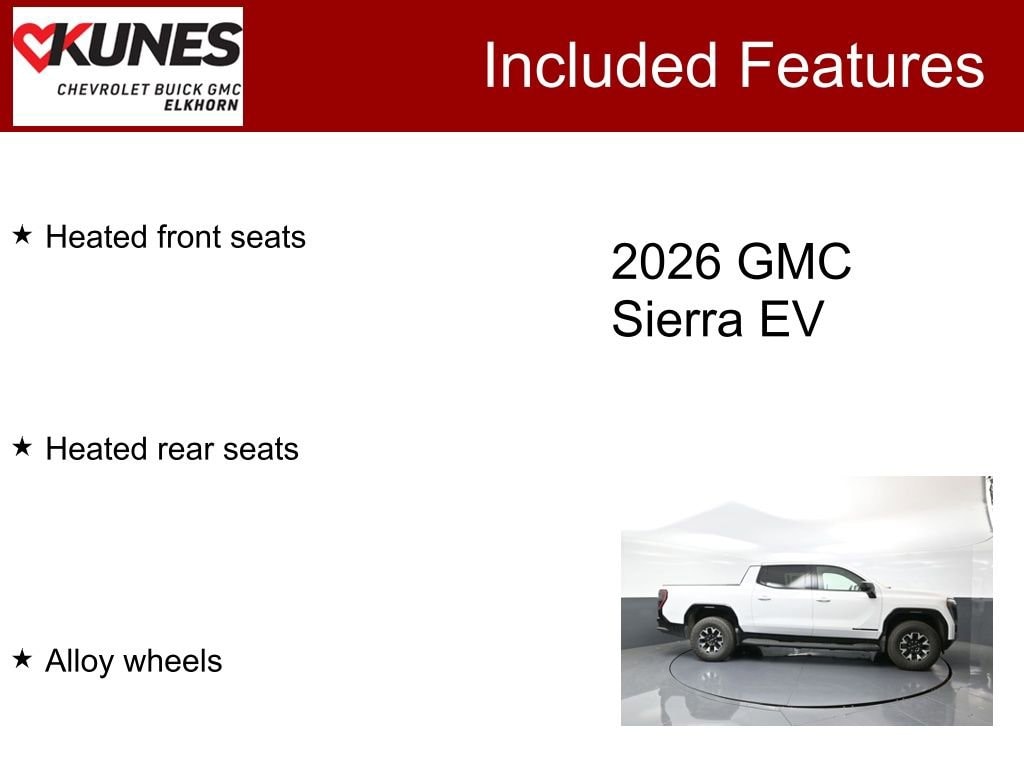New 2026 GMC Sierra EV AT4 Extended Range Truck