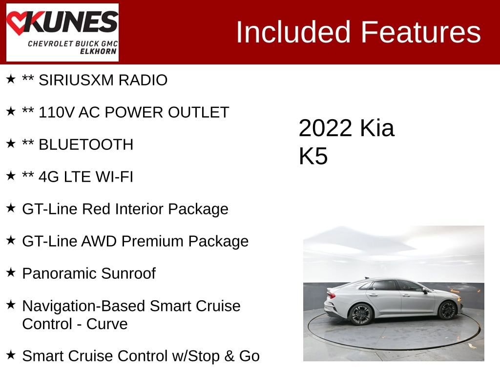 Used 2022 Kia K5 GT-Line