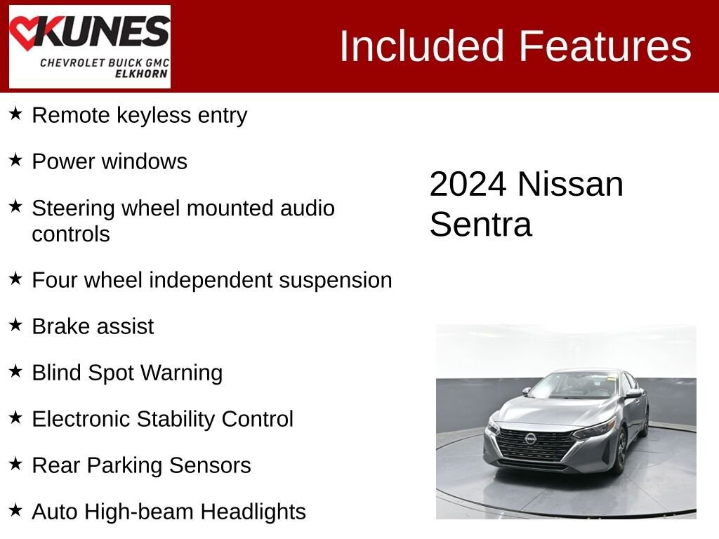 Used 2024 Nissan Sentra SV