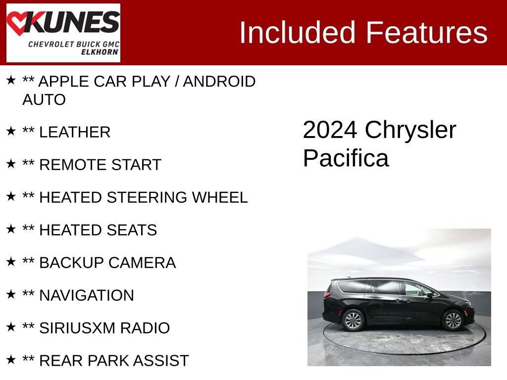 Used 2024 Chrysler Pacifica Hybrid Select