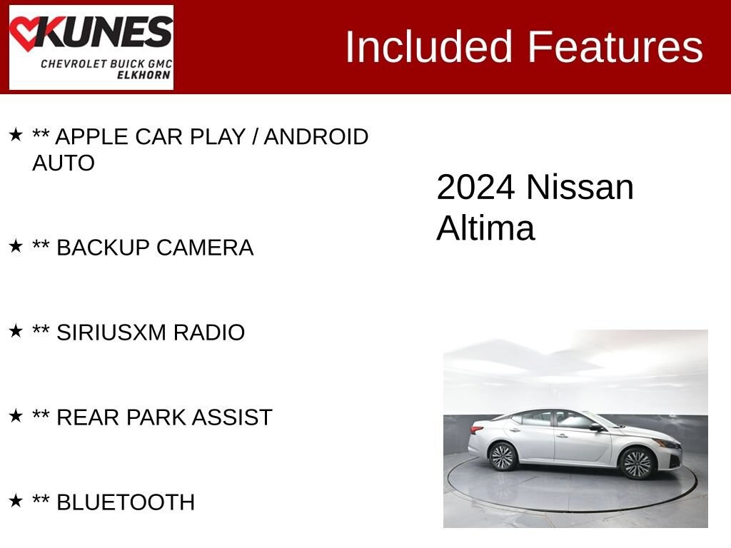 Used 2024 Nissan Altima 2.5 SV