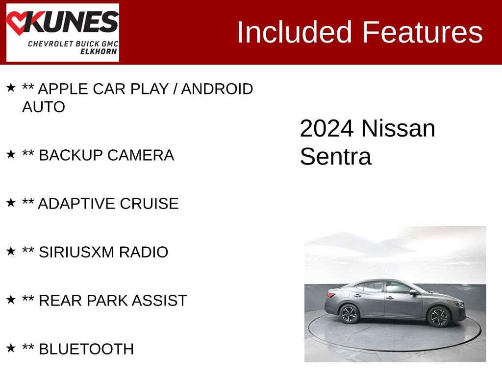 Used 2024 Nissan Sentra SV