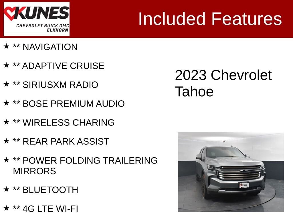 Used 2023 Chevrolet Tahoe High Country SUV