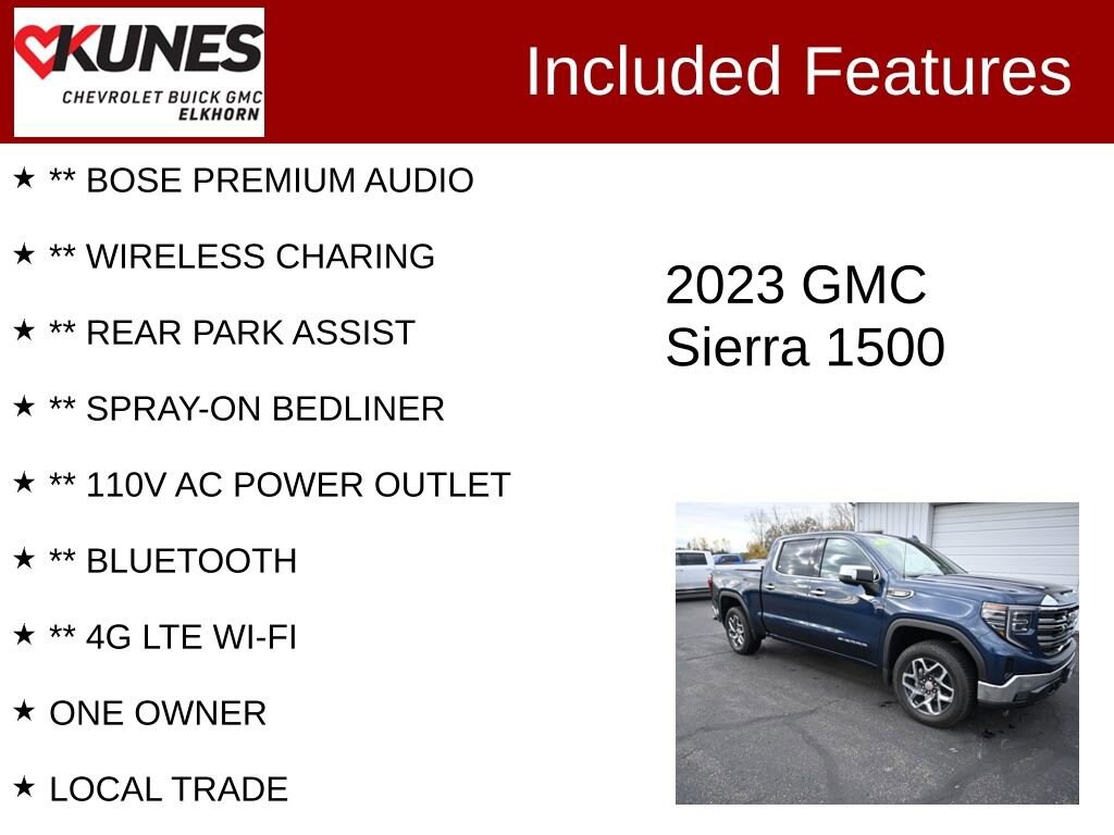 Used 2023 GMC Sierra 1500 SLT Truck