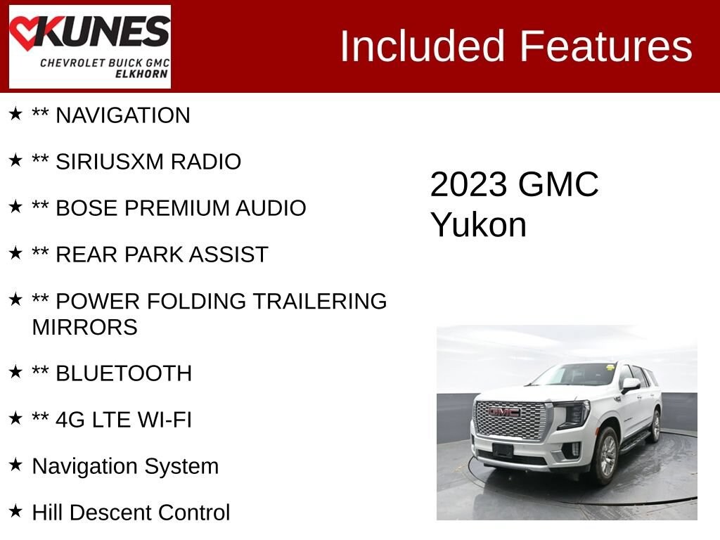 Used 2023 GMC Yukon Denali SUV