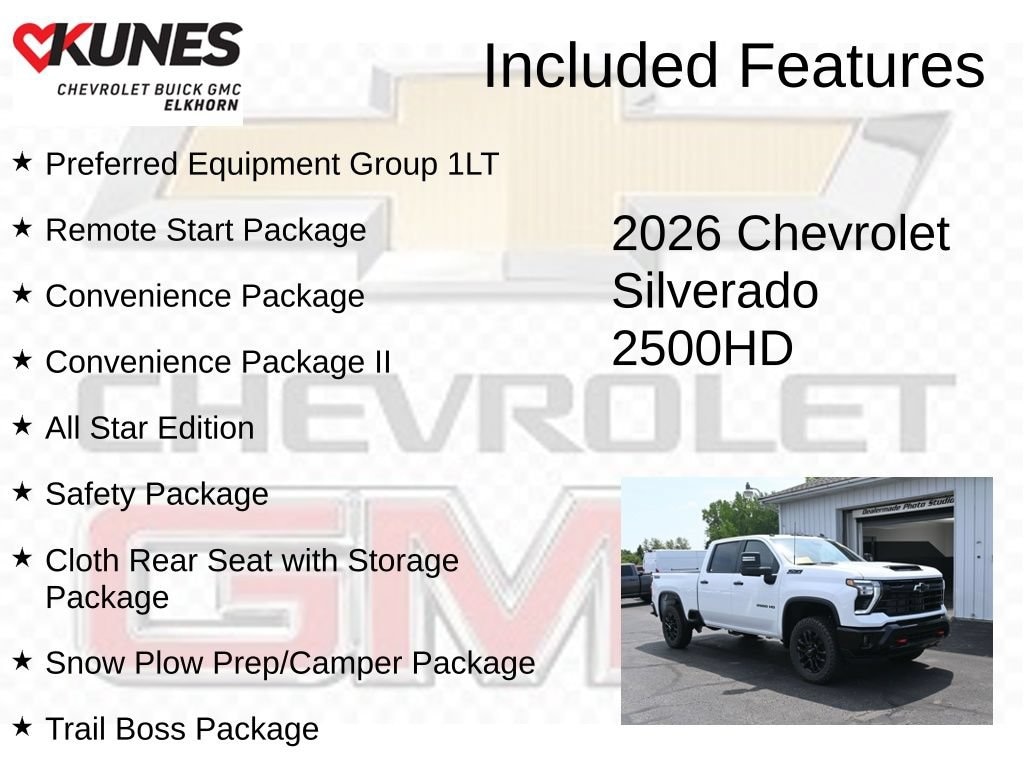 New 2026 Chevrolet Silverado 2500 HD LT Truck