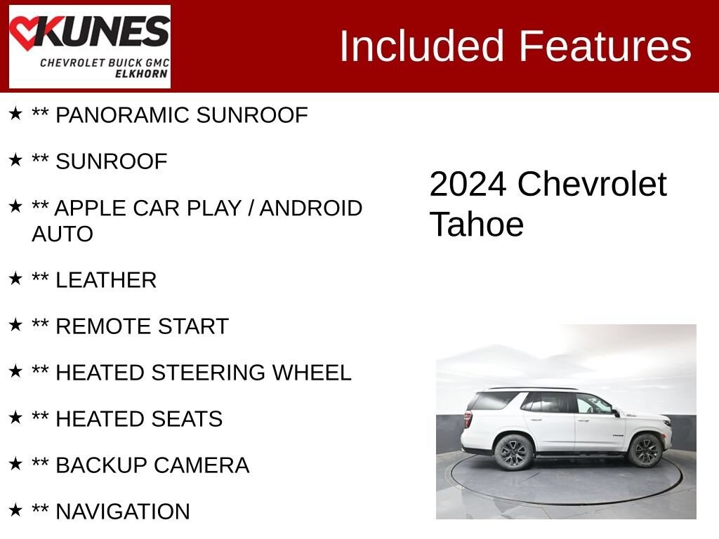 Used 2024 Chevrolet Tahoe Z71 SUV