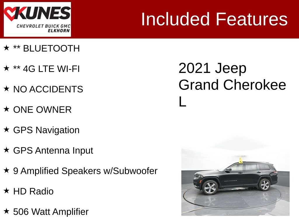 Used 2021 Jeep Grand Cherokee L Limited