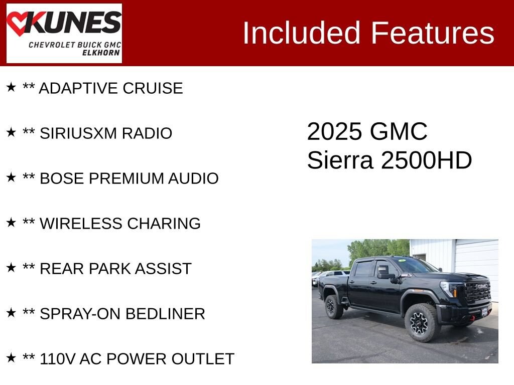 Used 2025 GMC Sierra 2500 HD AT4X Truck