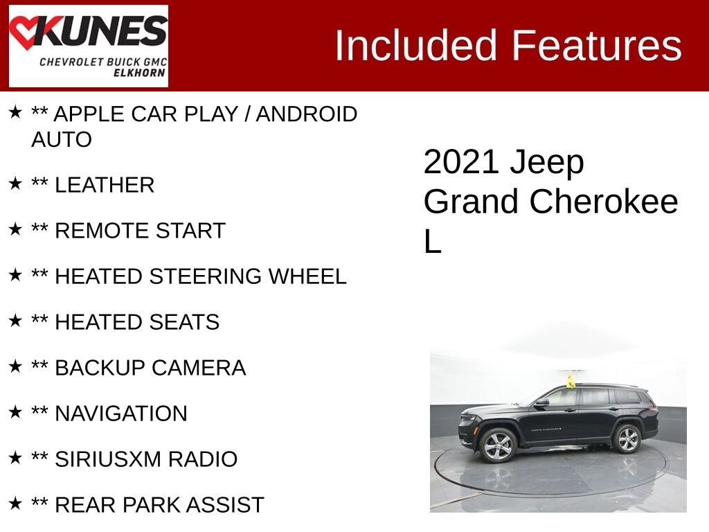Used 2021 Jeep Grand Cherokee L Limited