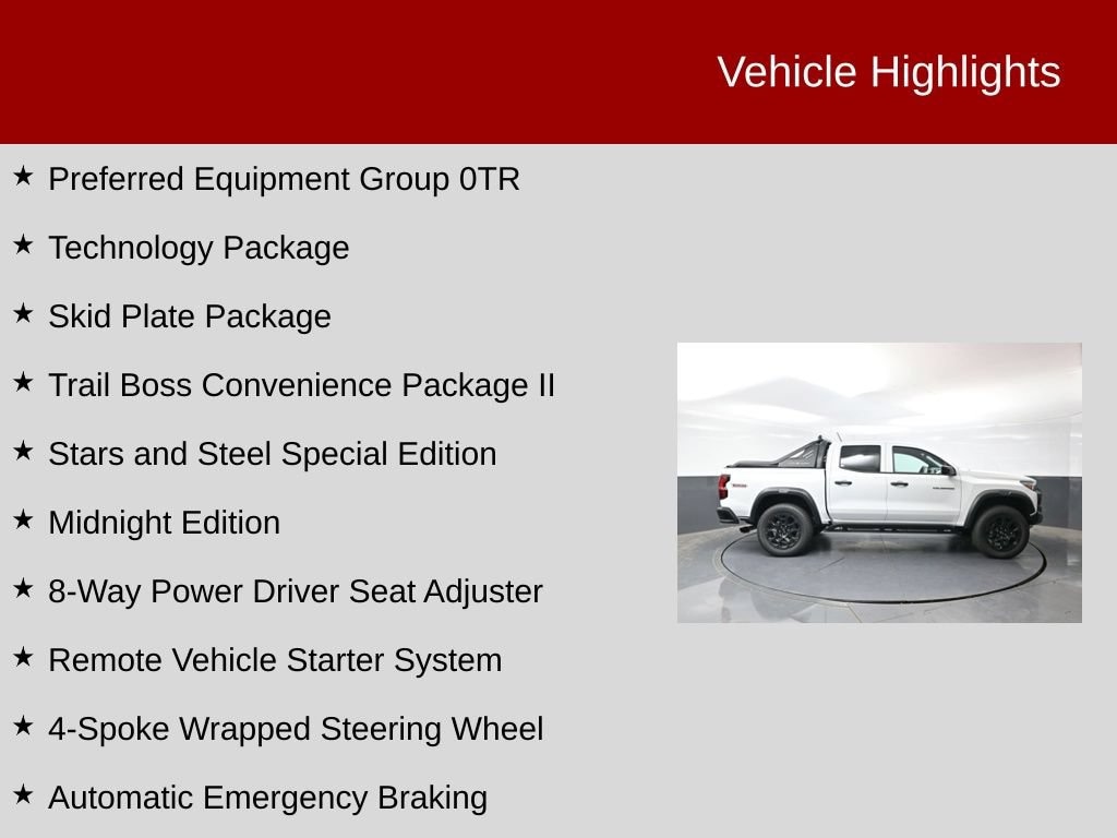 New 2026 Chevrolet Colorado Trail Boss Truck