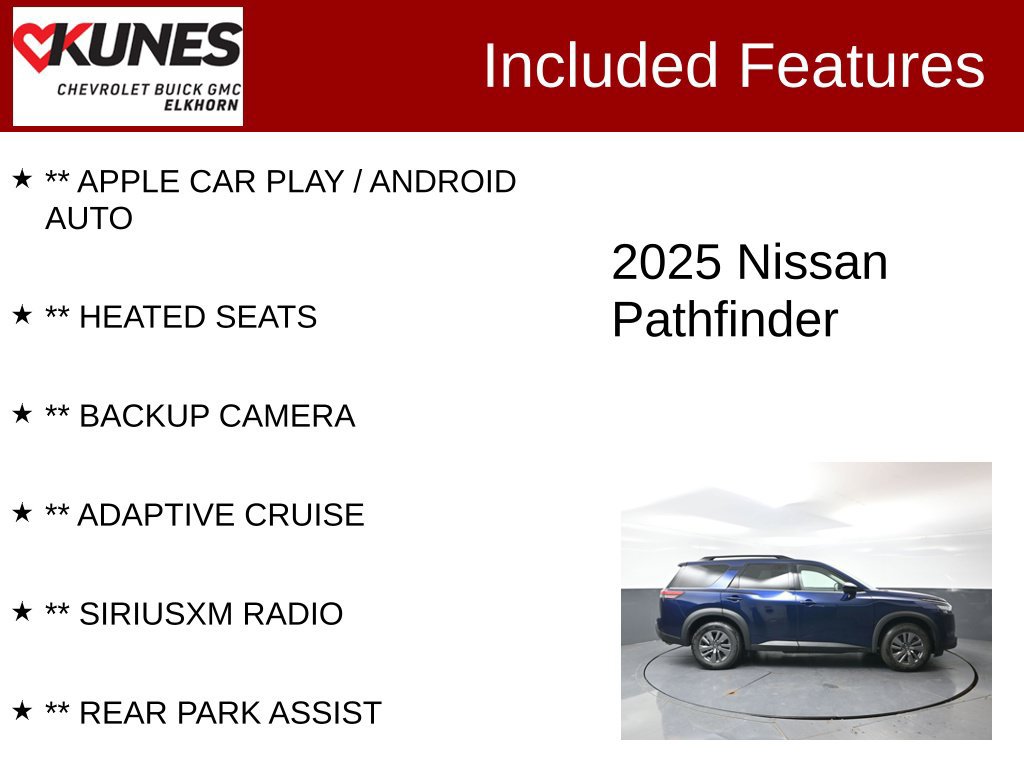 Used 2025 Nissan Pathfinder SV