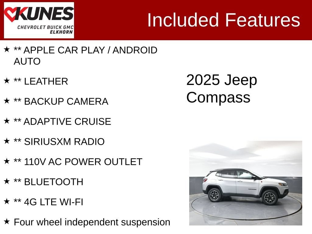 Used 2025 Jeep Compass Trailhawk