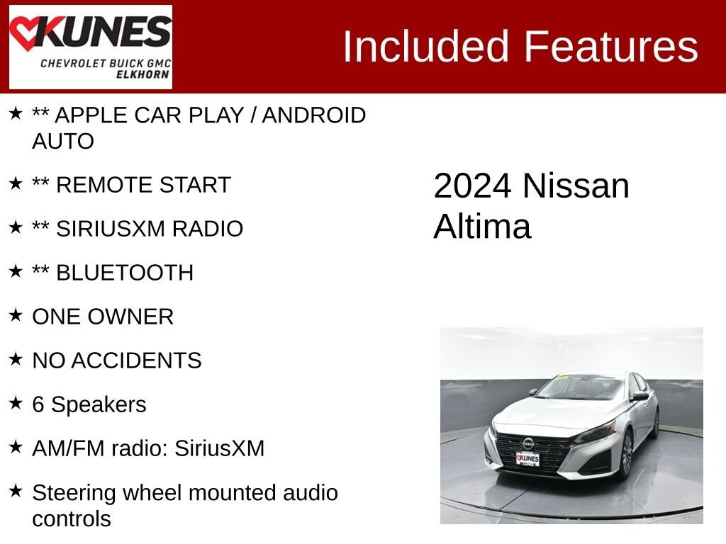 Used 2024 Nissan Altima 2.5 SV