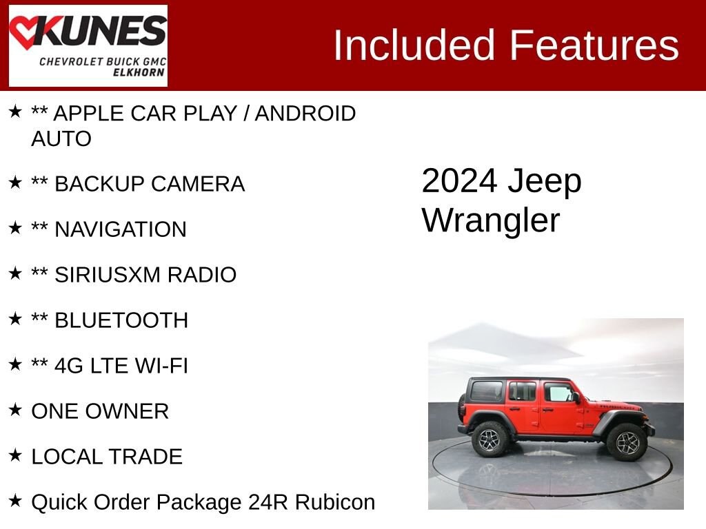 Used 2024 Jeep Wrangler Rubicon