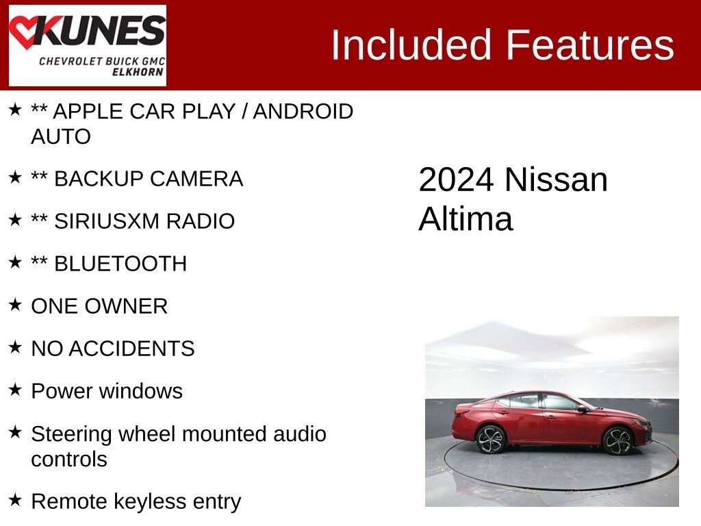 Used 2024 Nissan Altima 2.5 SR