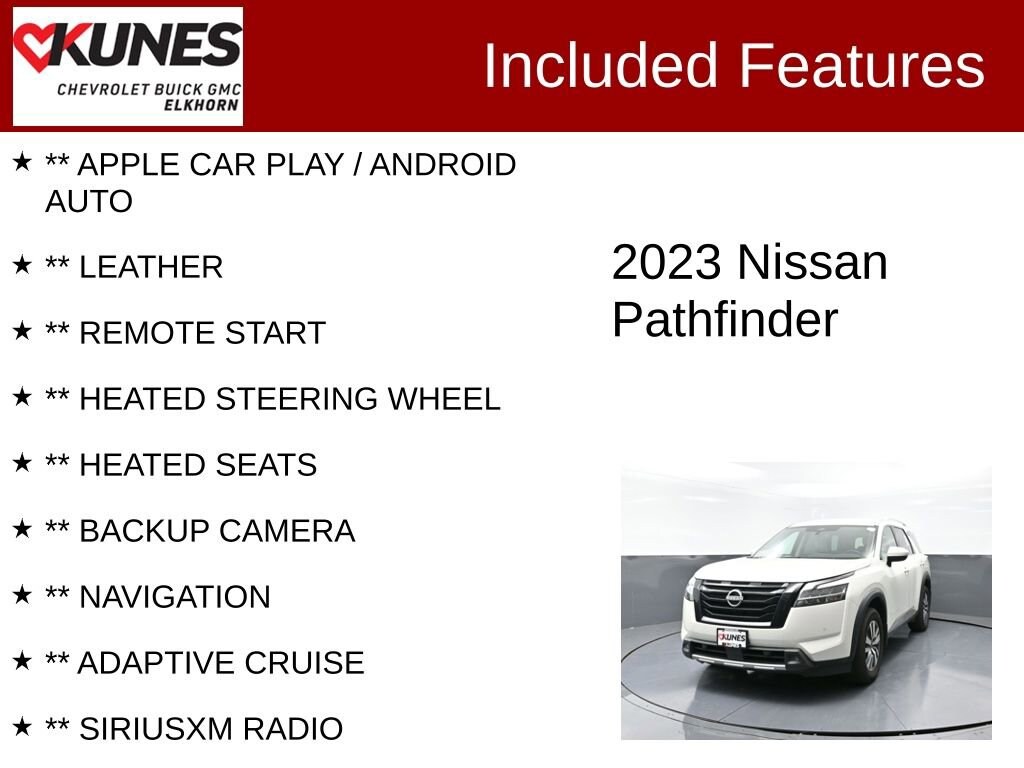 Used 2023 Nissan Pathfinder SL