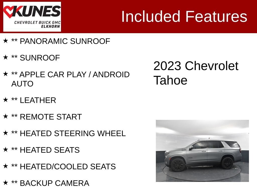 Used 2023 Chevrolet Tahoe High Country SUV