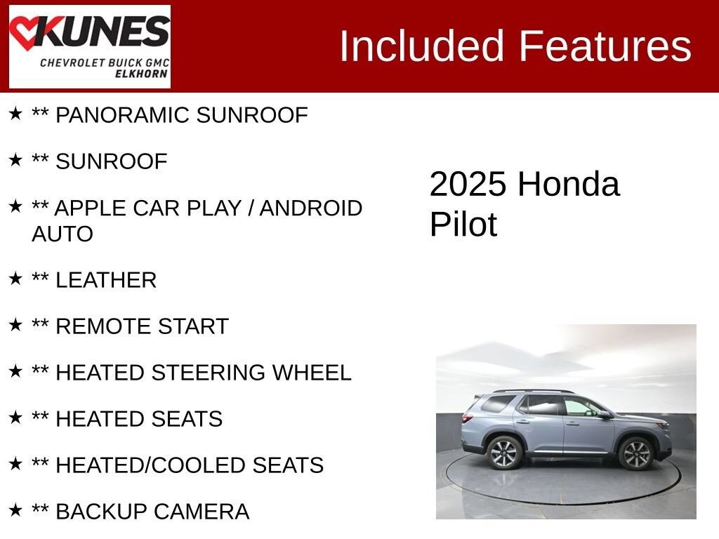 Used 2025 Honda Pilot Elite