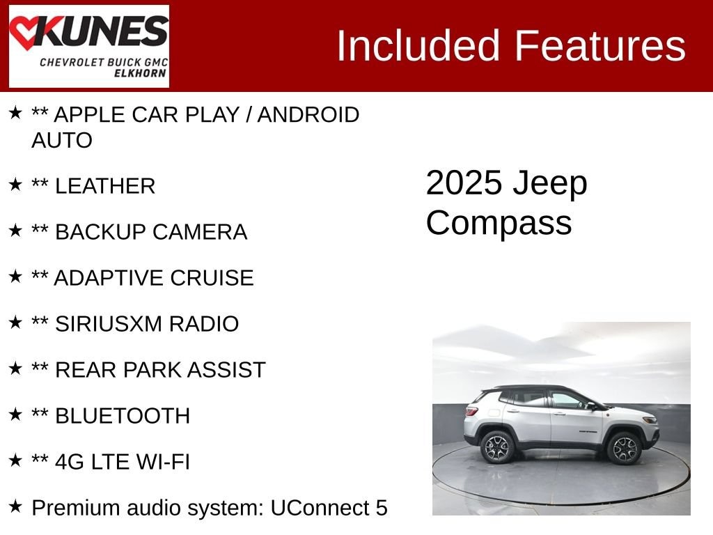 Used 2025 Jeep Compass Trailhawk