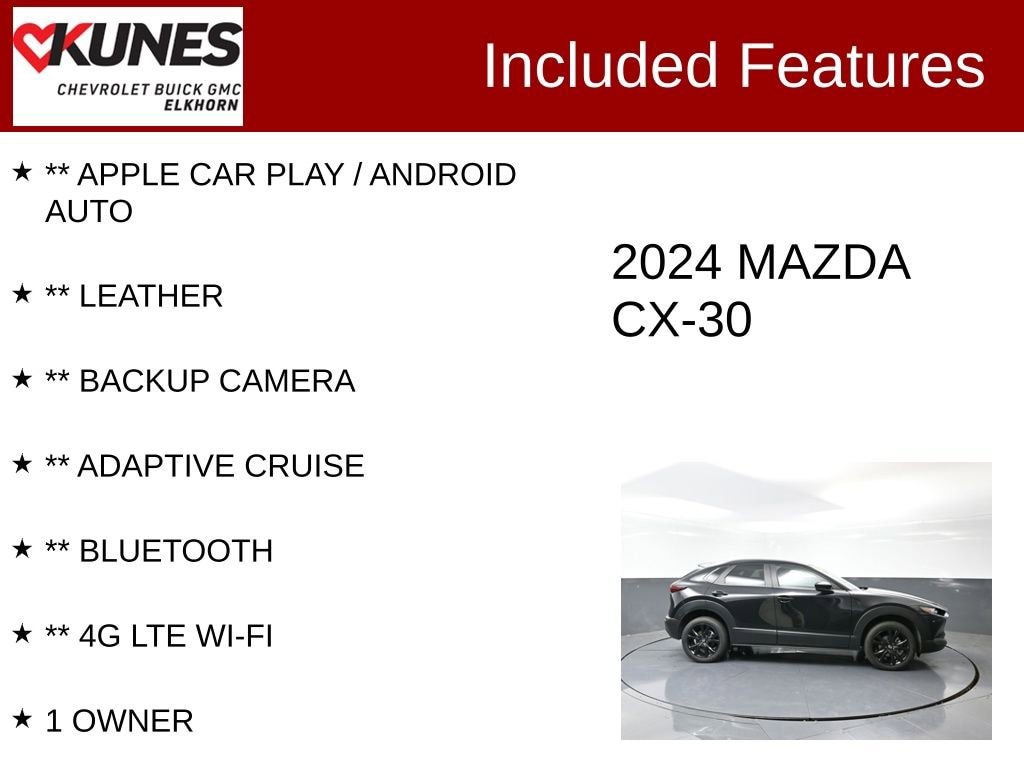 Used 2024 Mazda CX-30 2.5 S Select Sport