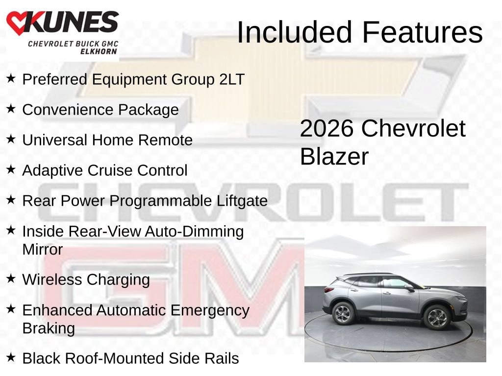 New 2026 Chevrolet Blazer 2LT SUV