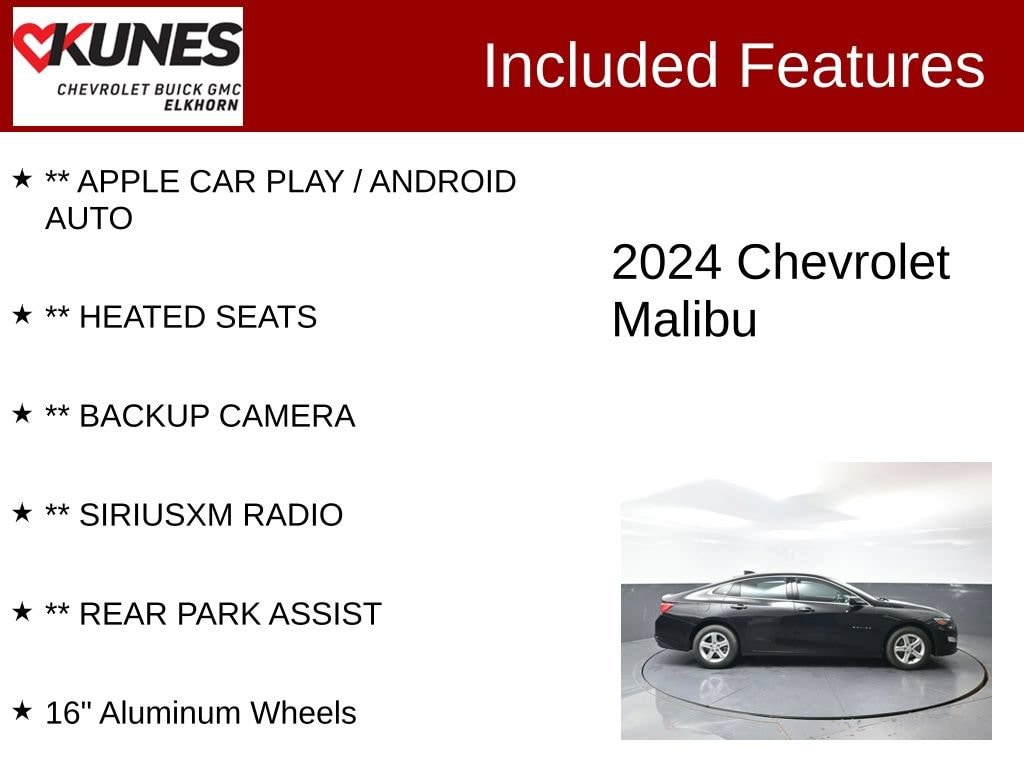 Used 2024 Chevrolet Malibu 1LT Car