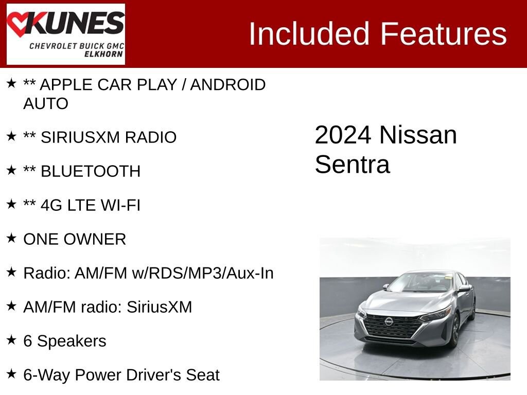 Used 2024 Nissan Sentra SV
