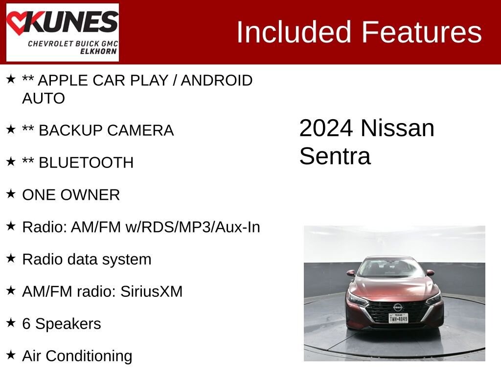Used 2024 Nissan Sentra SV