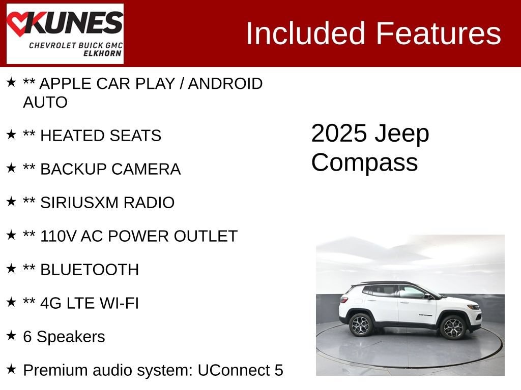 Used 2025 Jeep Compass Limited