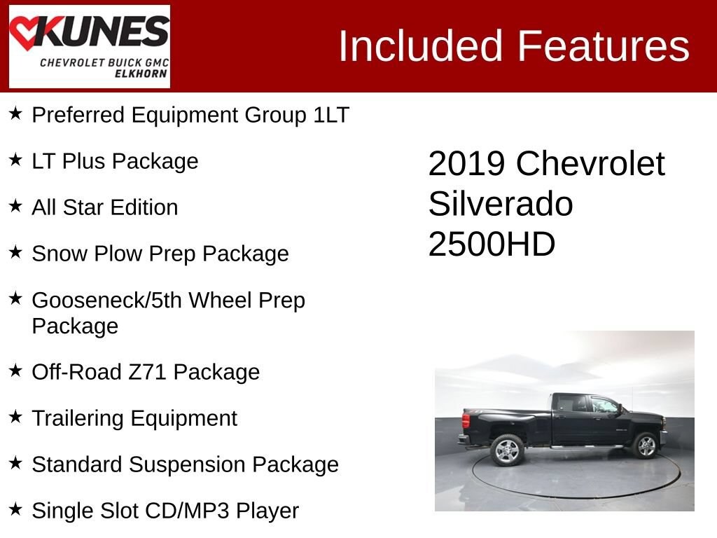 Used 2019 Chevrolet Silverado 2500 HD LT Truck