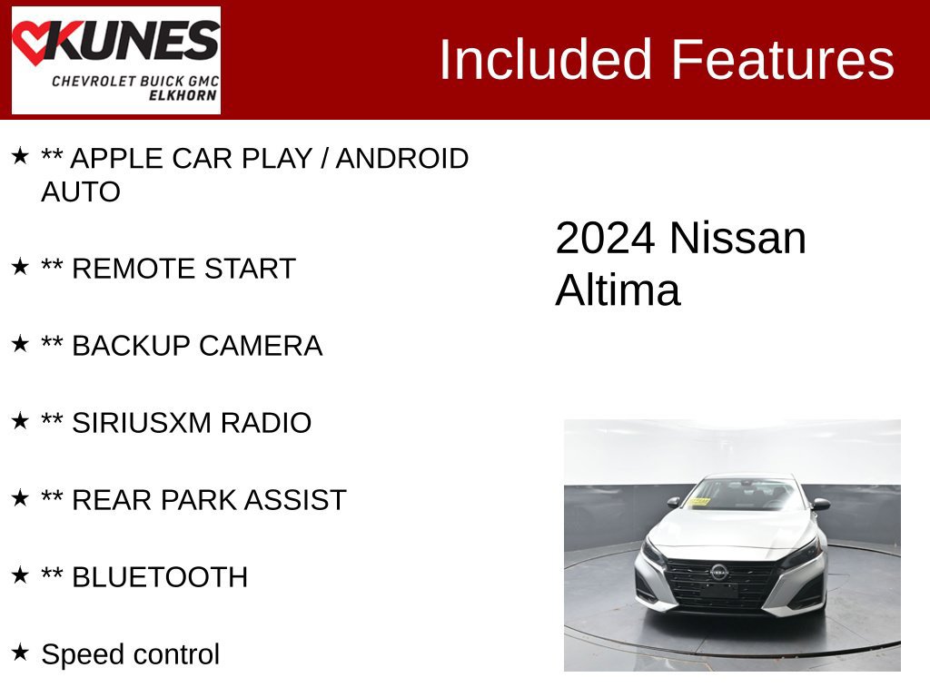 Used 2024 Nissan Altima 2.5 SV