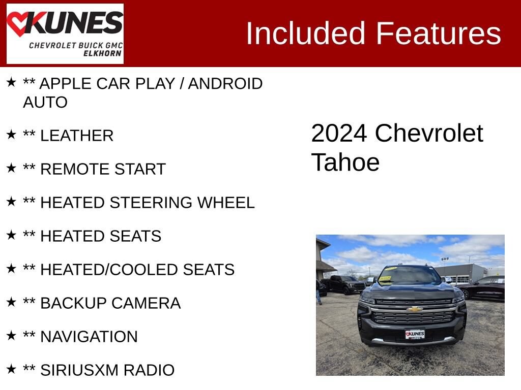 Used 2024 Chevrolet Tahoe Premier SUV