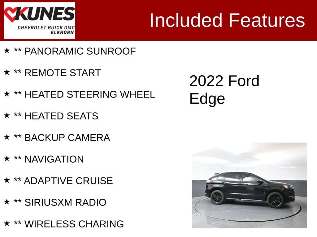 Used 2022 Ford Edge SEL