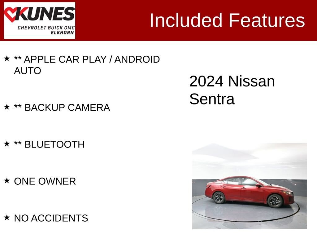 Used 2024 Nissan Sentra SV
